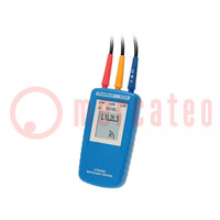 Tester: phase sequence; LCD; 40÷600VAC; Freq: 15÷400Hz; IP40