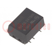 Omvormer: DC/DC; 0,5W; Uin: 21,6÷26,4V; Uuit: 15VDC; Iuit: 33mA; SMT