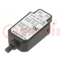 Circuit breaker; Urated: 240VAC; 48VDC; 5A; SPST; Poles: 1; DROP-IN