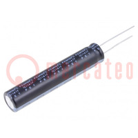 Capacitor: electrolytic; THT; 120uF; 200VDC; Ø10x50mm; ±20%; 2000h