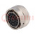 Connector: circular; UTO; plug; female; PIN: 23; w/o contacts