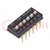 Switch: DIP-SWITCH; Poles number: 6; ON-OFF; 0.025A/24VDC; Pos: 6