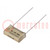 Capacitor: paper; 10nF; 500VAC; 15.2mm; ±10%; THT; PME261; 1000VDC