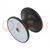 Vibration damper; M10; Ø: 57mm; rubber; L: 45mm; H: 10mm; 1673N