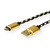 ROLINE GOLD USB 2.0 Cable, A - Micro B (reversible), M/M, 0.8 m