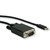 ROLINE USB Typ C - VGA Adapterkabel, ST/ST, 1 m