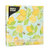 20 Servietten, 3-lagig 1/4-Falz 33 cm x 33 cm "Lemon Grove". Material: Tissue. Farbe: gelb