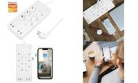 LogiLink Wi-Fi Smart Steckdosenleiste, 6-fach + 4x USB, weiß (11117672)