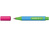 Kugelschreiber Slider Link-It, Kappenmodell, XB, pink, Schaftfarbe: cyan