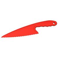 Artikelbild Plastic knife "Bakery", standard-red