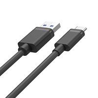 UNITEK USB 3.1 TYPE A - TYPE C M-M 0,5 M | Y-C491BK | TRANSFERT DE DONNéES AVEC 5 GBIT/S | QUICKCHARGE 2.0 | CâBLE USB-C VERS