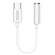 PEDEA USB-C auf 3,5mm Kopfhöreranschluss Klinkenadapter, weiß