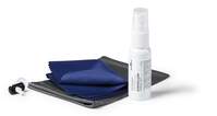 DURABLE Reinigungsset SCREENCLEAN TRAVEL KIT für Tablets, Smartphones, E-Reader etc., Beutel mit 1 Mikrofasertuch + 25 ml Reinigungsflüssigkeit