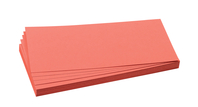 Moderationskarte Rechteck, 205 x 95 mm, Altpapier, 500 Stück, rot