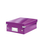 Organisationsbox Click & Store WOW, Klein, Graukarton, violett