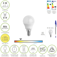 Maurer 19073025 lámpara LED 5 W E14