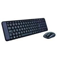 Logitech Wireless Combo MK220 teclado Ratón incluido USB Español Negro