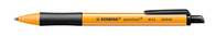 STABILO pointball Black Clip-on retractable ballpoint pen 1 pc(s)
