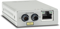 Allied Telesis AT-MMC200/ST-60 Netzwerk Medienkonverter 100 Mbit/s 1310 nm Multi-Modus Silber