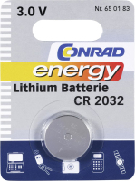 Conrad 650183 huishoudelijke batterij Lithium