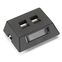 Black Box WPT459-MF ramka do gniazd i wyłączników Czarny
