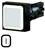 Eaton Drucktaste Q18D-20 IP65 schwarz Vezetékes Fekete, Fehér