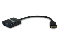 Equip 11903607 video kabel adapter HDMI Type A (Standaard) VGA (D-Sub) Zwart