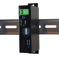 EXSYS EX-1195HMS interface hub USB 3.2 Gen 1 (3.1 Gen 1) Type-C 5000 Mbit/s Zwart