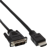 InLine 4043718064595 video cable adapter 3 m DVI HDMI Black