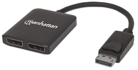 Manhattan 207768 rozgałęziacz telewizyjny DisplayPort 2x DisplayPort