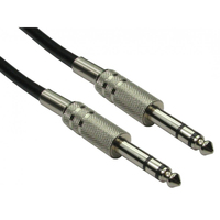 Cables Direct 4635-200NK audio cable 20 m 6.35mm Black, Silver