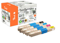 Peach PT1049 tonercartridge 4 stuk(s) Compatibel Zwart, Cyaan, Magenta, Geel