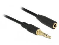 DeLOCK 85578 audio kabel 2 m 3.5mm Zwart