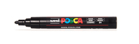 POSCA PC-5M marker Końcówka pociskowa Czarny
