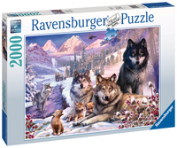 Ravensburger Winter Wolves Puzzle 2000 pz Animali