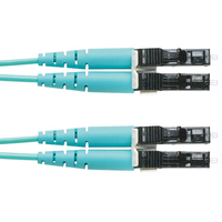 Panduit FZ2ELLNLNSNM015 cable de fibra optica 15 m LC OM4 Color aguamarina