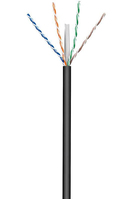Microconnect KAB023-100 cable de red Negro 100 m Cat6 U/UTP (UTP)