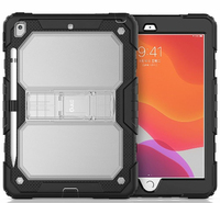 JLC Apple iPad 10.2 (9th, 8th and 7th Gen) Warrior Case (Black Back) - Black