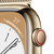 Apple Watch Series 8 OLED 41 mm Digital 352 x 430 Pixel Touchscreen 4G Gold WLAN GPS