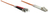 Intellinet 2m LC/ST cable de fibra optica OM1 Naranja