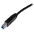StarTech.com USB3CAB1M USB kábel 1 M USB 3.2 Gen 1 (3.1 Gen 1) USB A USB B Fekete