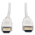 Tripp Lite P568-003-WH Cable HDMI de Alta Velocidad, Video Digital con Audio, Ultra Alta Definición 4K x 2K, (M/M), Blanco, 0.91 m [3 pies]