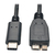 Tripp Lite U426-003-G2 USB kábel 1,8 M USB 3.2 Gen 2 (3.1 Gen 2) USB C Micro-USB B Fekete