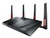 ASUS DSL-AC88U vezetéknélküli router Gigabit Ethernet Kétsávos (2,4 GHz / 5 GHz) Fekete, Vörös