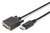Digitus AK-990900-020-S video átalakító kábel 2 M DisplayPort DVI-D Fekete