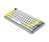 Logitech POP Keys Wireless Mechanical Keyboard With Emoji Keys tastiera Universale Bluetooth AZERTY Francese Colore menta