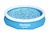 Bestway Fast Set 57456 piscina sobre suelo Piscina hinchable/con anillo hinchable Círculo Azul, Blanco