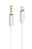 2GO 797218 Audio-Kabel 1 m 3.5mm Lightning Weiß