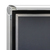 Europel 355117 bord- & informatiehouder Informatiestandaard A1 Aluminium Zilver