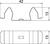 Doppelklemme zur Formteilbefestigung 42x13x13 Edelstahl, rostfrei A2 1.4310 blank, nachbehandelt